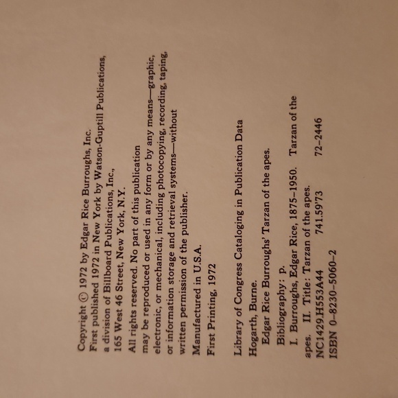 70s Tarzan of the Apes Book - Picture 4 of 6